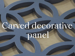 Panneaux décoratifs sculptés