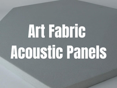 Panneaux acoustiques enveloppés en tissu d'art aux formes multiples pour la décoration intérieure