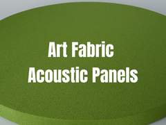 Panneaux acoustiques enveloppés en tissu d'art aux formes multiples pour la décoration intérieure