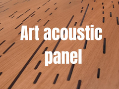 Panneaux d'absorption sonore acoustique artistique de 12 mm et 15 mm, réducteur de bruit, résistant au feu