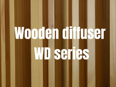 Panneaux de diffuseur acoustique en bois finition personnalisable de 250 mm d'épaisseur pour les murs
