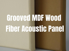 Pas de poussière haute NRC Tissu en fibres douces Panneaux acoustiques décoratifs 25 mm 50 mm Épaisseur