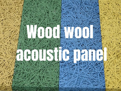 Résistance à l'impact élevée Panneaux muraux acoustiques en laine de bois Forme hexagonale Pour la décoration de l'hôtel