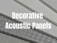 Facile à installer Panneaux matériaux recyclables Panneaux acoustiques décoratifs