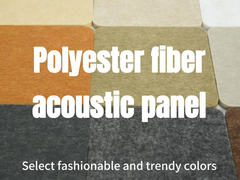 Panneaux acoustiques en polyester simple et silencieux 2440 mmx1220 mm, certifié BS476-7