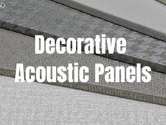 Panneaux acoustiques décoratifs écologiques et efficaces pour les centres communautaires