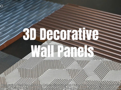 Panneaux muraux en relief 3D de 1200x2400 mm pour le salon et le bureau