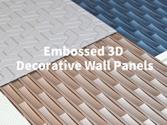 Design moderne MDF Base 3D Carreaux de mur décoratifs Panneaux intérieurs Approuvé FSC CE