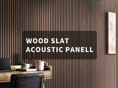 Des panneaux acoustiques élégants en ardoise en bois pour les intérieurs modernes et la gestion du bruit