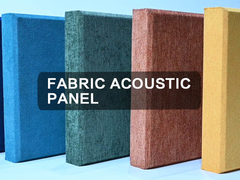 Panneaux acoustiques décoratifs en PET enveloppés en tissu élégant pour le mur de l'hôpital pour enfants