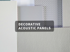 Panneaux acoustiques décoratifs pour murs et plafonds