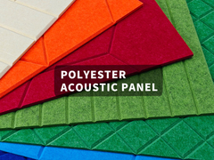 Panneau acoustique en polyester en V-Grooved pour le mur des cinémas