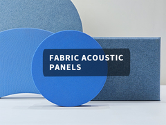 E1 Grade Eco Friendly Fabric Panneaux acoustiques insonorisés épaisseur 25 mm 50 mm