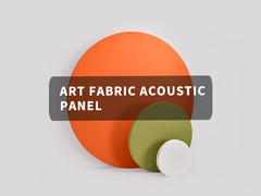 Panneaux acoustiques en tissu à haute densité pour murs