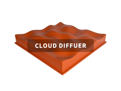 Panneaux de diffuseur acoustique en bois écologique, panneaux muraux de diffuseur de son 600x600mm