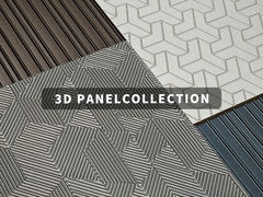 Panneaux muraux de placage 3D élégants pour le design intérieur 2400 mm