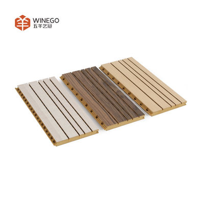 Sound Absorption E1 Garde Grooved Acoustic Panels With CE FSC France A+ Approved