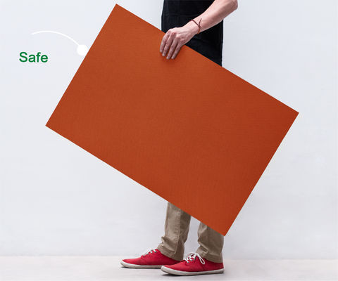 No Dusty High NRC Soft Fiber Fabric Acoustic Panels Decorative 25mm 50mm Thick