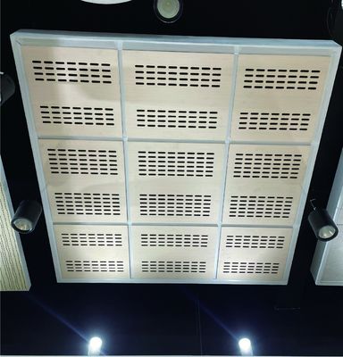 Suspended Acoustic Ceiling Panels Sound Absorbing Ceiling Systems 12mm Thickness