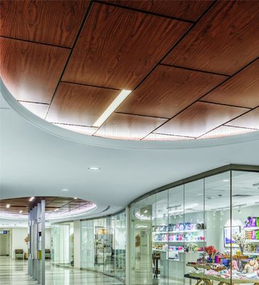Suspended Acoustic Ceiling Panels Sound Absorbing Ceiling Systems 12mm Thickness