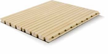 Sound Absorption E1 Garde Grooved Acoustic Panels With CE FSC France A+ Approved