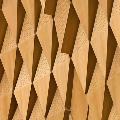 OEM Low Emission Art Acoustic Panels Sound Absorbing Sustainable Materials