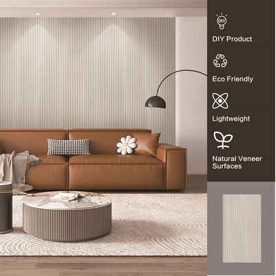 MDF Base 3D Decorative Wall Panels Natural Or Color Painting Finish 6mm 15mm Thick