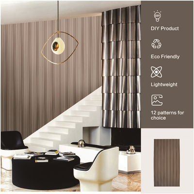 MDF Art 3D Decorative Wall Panel 12mm 15mm For Commercial And Home Space