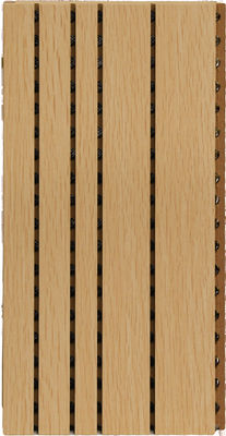 Artistic Grooved Acoustic Panels , MDF Sound Absorbing Wall Panels Modern Design