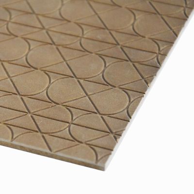 Aesthetic Beauty Embossed 3D Decorative Wall Panels veneer board 2400mm E1 Grade