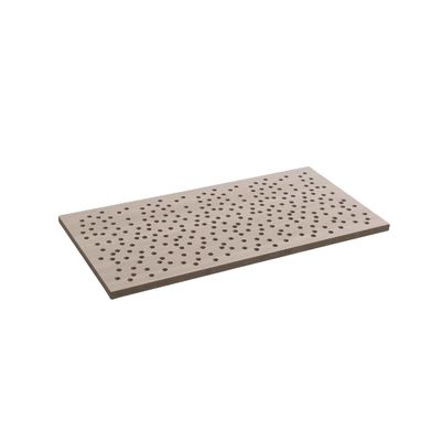 12mm Thickness Acoustic Wood Ceiling Panels Noise Absorbing Ceiling Tiles Flat Edge