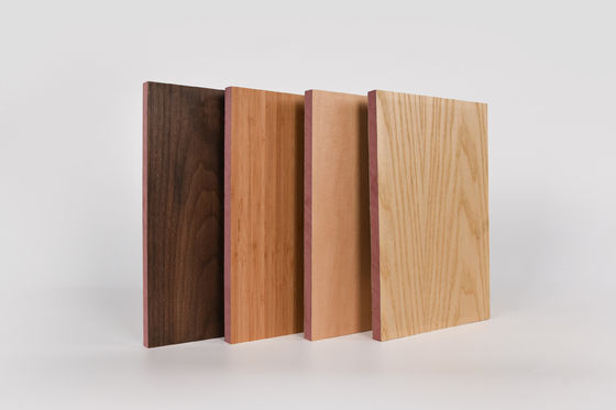 Interior Decor Acoustic Wood Ceiling Panels Flat Surface Suspended Wood Ceiling Tiles