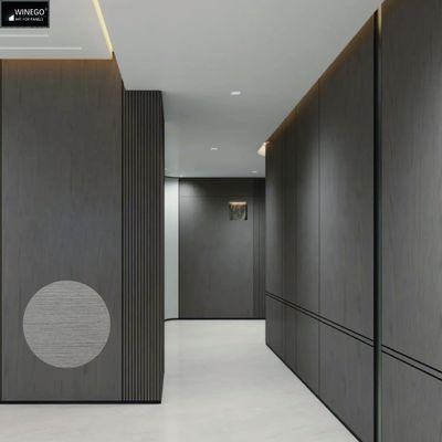 Natural Wood Grain Laminate Wall Panels Interior Decorative Laminate Wall Planks