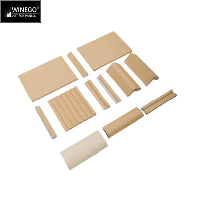 Natural Wood Grain Laminate Wall Panels Interior Decorative Laminate Wall Planks