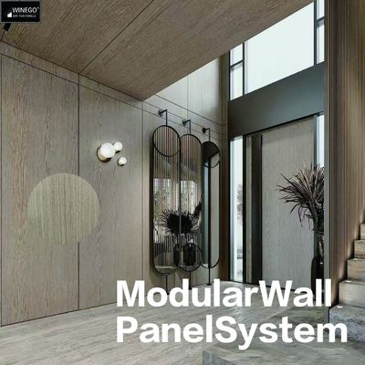 Modular Plywood Laminate Wall Panels For Living Room Office Decorative