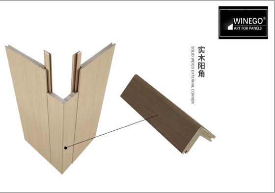 Plywood Modular Laminate Wall Panels Interior Space Decorative Sound Absorption