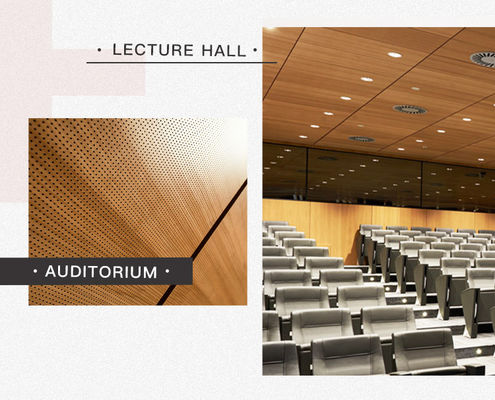 Micro Perforated Sound Absorption Acoustic Panels For Medium To Low Frequencies