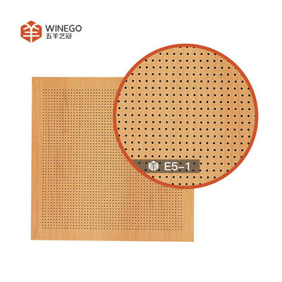 Interior MDF Micro Perforated Acousitic Panels , Acoustic Sound Panels For Walls OEM