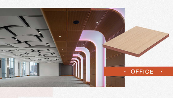 Micro Perforated Acoustic Panels 15mm 18mm , Acoustic Tiles Sound Absorption