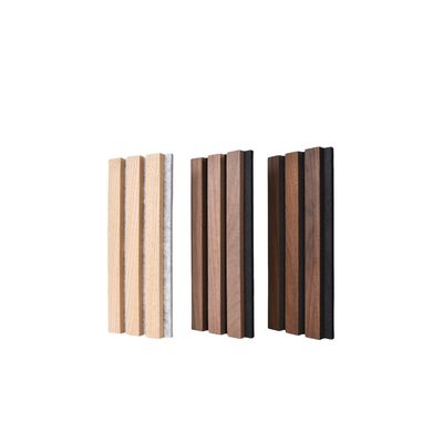Hot Seal Wood Slat Acoustic Panel  Aesthetics And Acoustic For Interior Wall