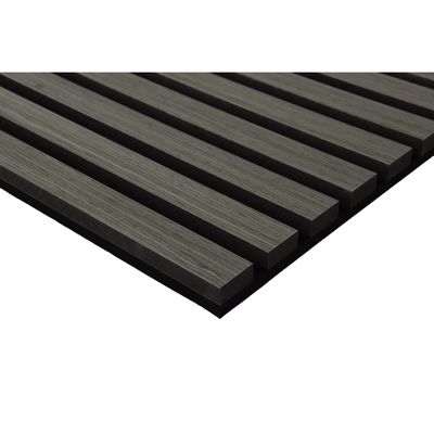 Elegant Decorative Veneer Wood Slat Acoustic Panels Felt Backing 0.85NRC E0 Grade