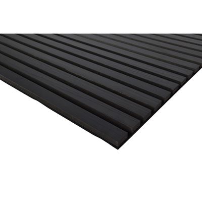 Fire Retardant Veneer Wood Slat Acoustic Wood Panel Superior Sound Absorption