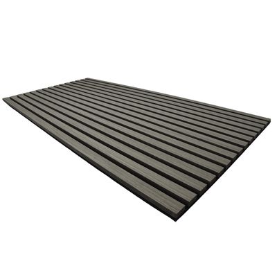 Elegant Decorative Veneer Wood Slat Acoustic Panels Felt Backing 0.85NRC E0 Grade
