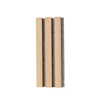 Noise Control Acoustic Wood Slat Panels For Walls And Ceilings 600x2400mm