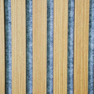 High NRC MDF Acoustic Wood Slat Panels , Office Slatted Wood Acoustic Panels