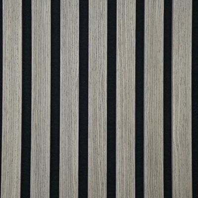Elegant Decorative Veneer Wood Slat Acoustic Panels Felt Backing 0.85NRC E0 Grade