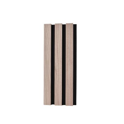 Nobel Walnut Wood Slat Acoustic Wall Panels 600x2400 600x3000mm Slatted Wood Panels