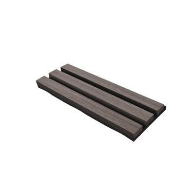 Customized Aesthetics Acoustic Slat Wood Wall Panels Melamine Finish 600x2400mm