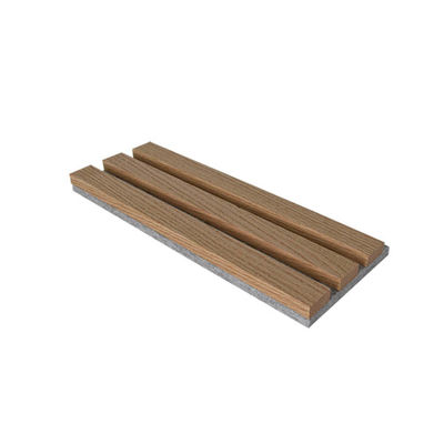 Eco Friendly Acoustic Wood Slat Panels Sound Absorbing 2400mm E0 Grade