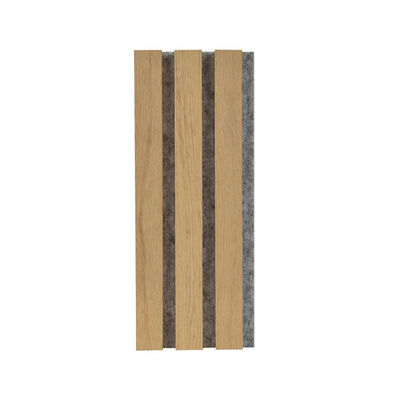 Bespoke Soundproof Solid Wood Slat Acoustic Panels 21mm Thickness 0.85 NRC
